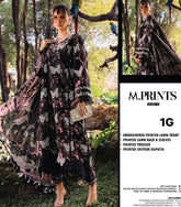 Maria B Butterfly MPT-2901 3 Piece Unstitched Lawn Suit with Embroidered Chiffon Dupatta