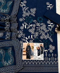 Mah-E-Noor Lawn Fancy 3 Piece Suit
