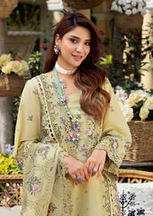 ELAF Chikankari Collection 3 Piece Unstitched Lawn Suit with Khaddi Net Dupatta – Heavy Embroidered