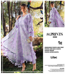 Maria B Butterfly MPT-2901 3 Piece Unstitched Lawn Suit with Embroidered Chiffon Dupatta