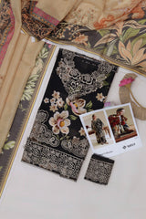 3PC Embroidered Printed Lawn Suit for Women – Summer Collection Unstitched Dress