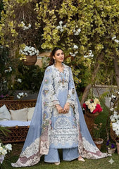 ELAF Chikankari Collection 3 Piece Unstitched Lawn Suit with Khaddi Net Dupatta – Heavy Embroidered