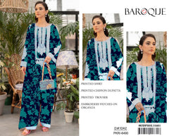 Summer Collection 2026 Digital Printed Lawn 3 Piece Suit | Ready to Wear Chiffon Dupatta