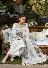 ELAF Chikankari Collection 3 Piece Unstitched Lawn Suit with Khaddi Net Dupatta – Heavy Embroidered